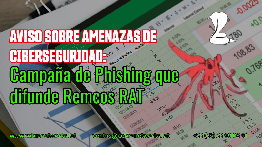 Aviso sobre amenazas de ciberseguridad: