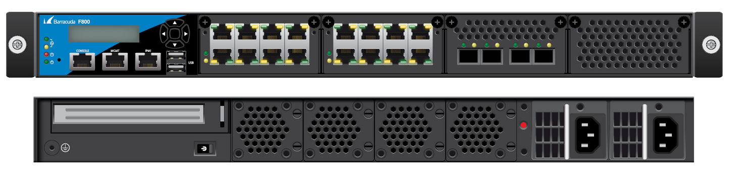 Barracuda CloudGen Firewall F800.CCE con 1 Year EU+IR