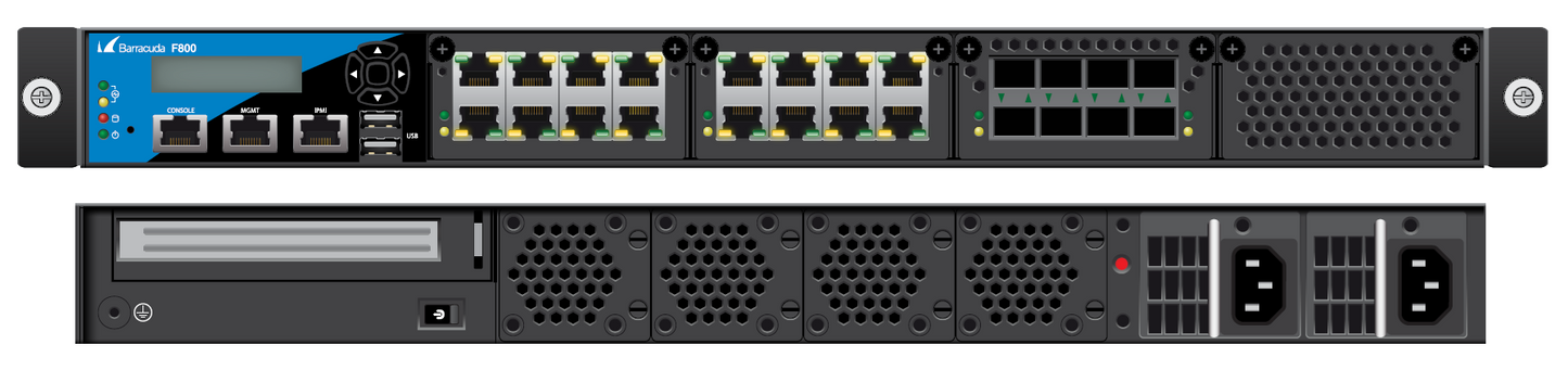Barracuda CloudGen Firewall F800.CCF con 1 Year EU+IR