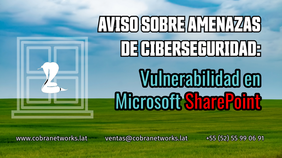 Aviso sobre amenazas de ciberseguridad: