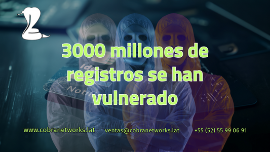 3000 millones de registros se han vulnerado