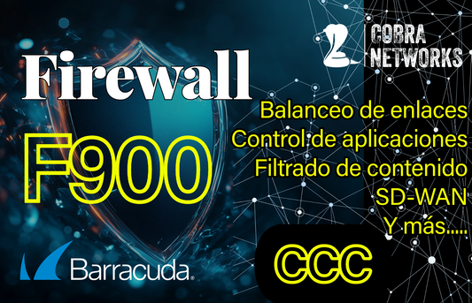 Barracuda CloudGen Firewall F900.CCC con 1 Year EU+IR