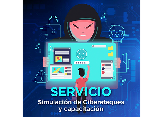 Servicio anual de simulación de ciberataques phishing y capacitación para usuarios empresariales.